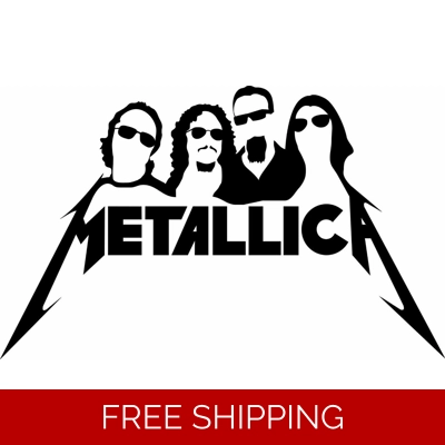 Metallica Metal Band Music Die Cut Vinyl Decal sticker Metallica Metal Band Music Die Cut Vinyl Decal sticker